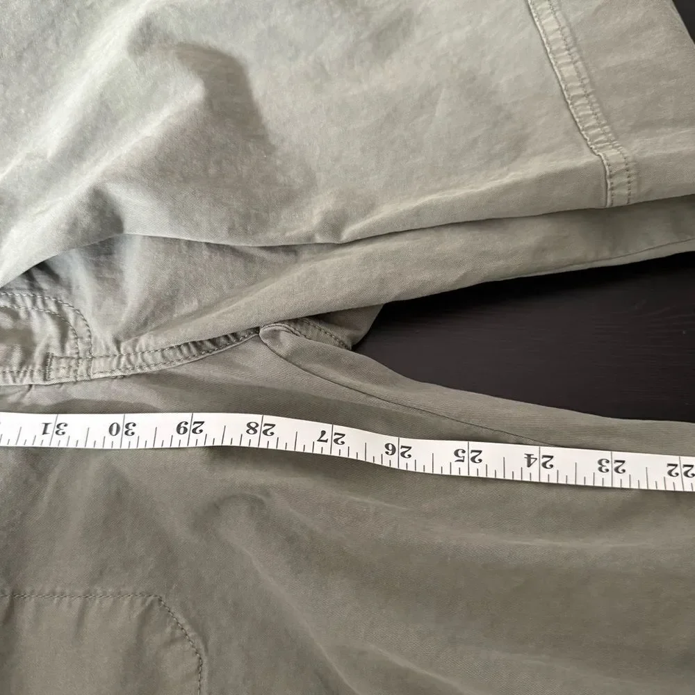 Lucky Brand The Cargo Pants Womens Sz 8/29 Olive Green Pockets Utility Preppy
